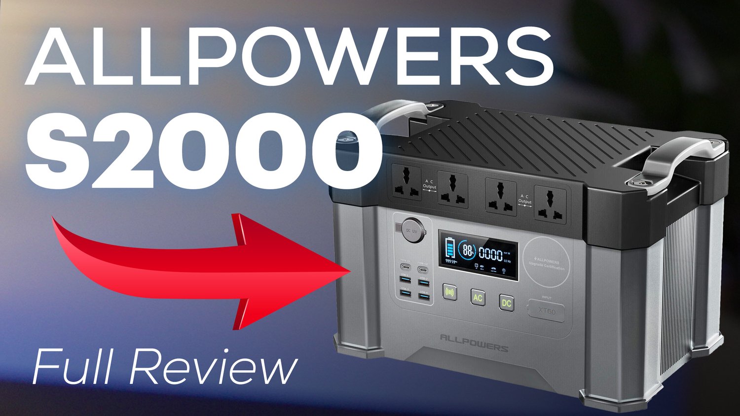 ALLPOWERS S2000 Solar Generator Review —