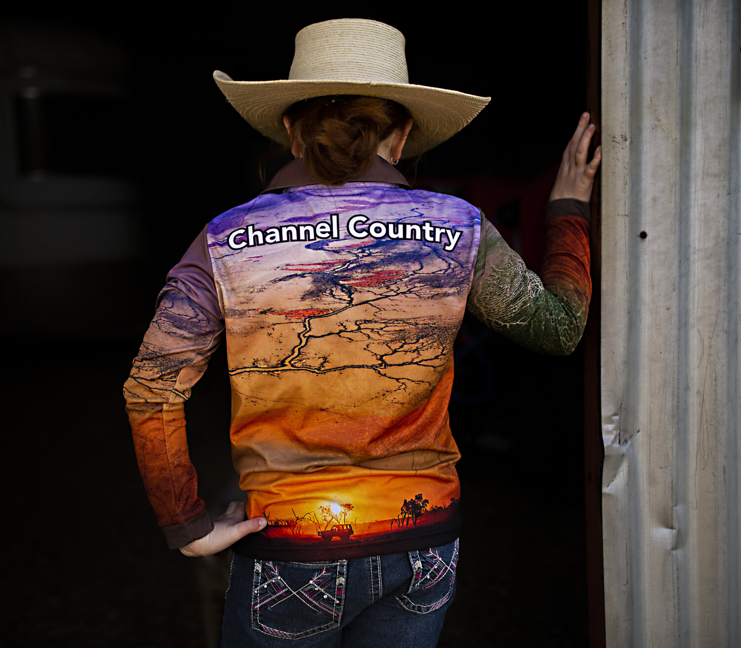Channel Country Rivers long sleeve fishing shirt - Ladies — Mazzle Dazzle  Photography