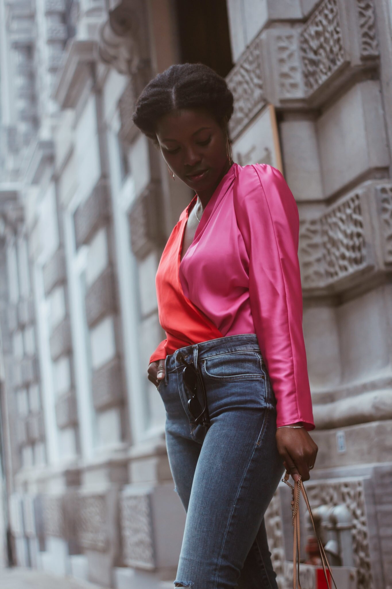 African blogger ~~ Petite and Bold Fashion Blog ~~ Zara colourful top ~~ trending for spring and summer