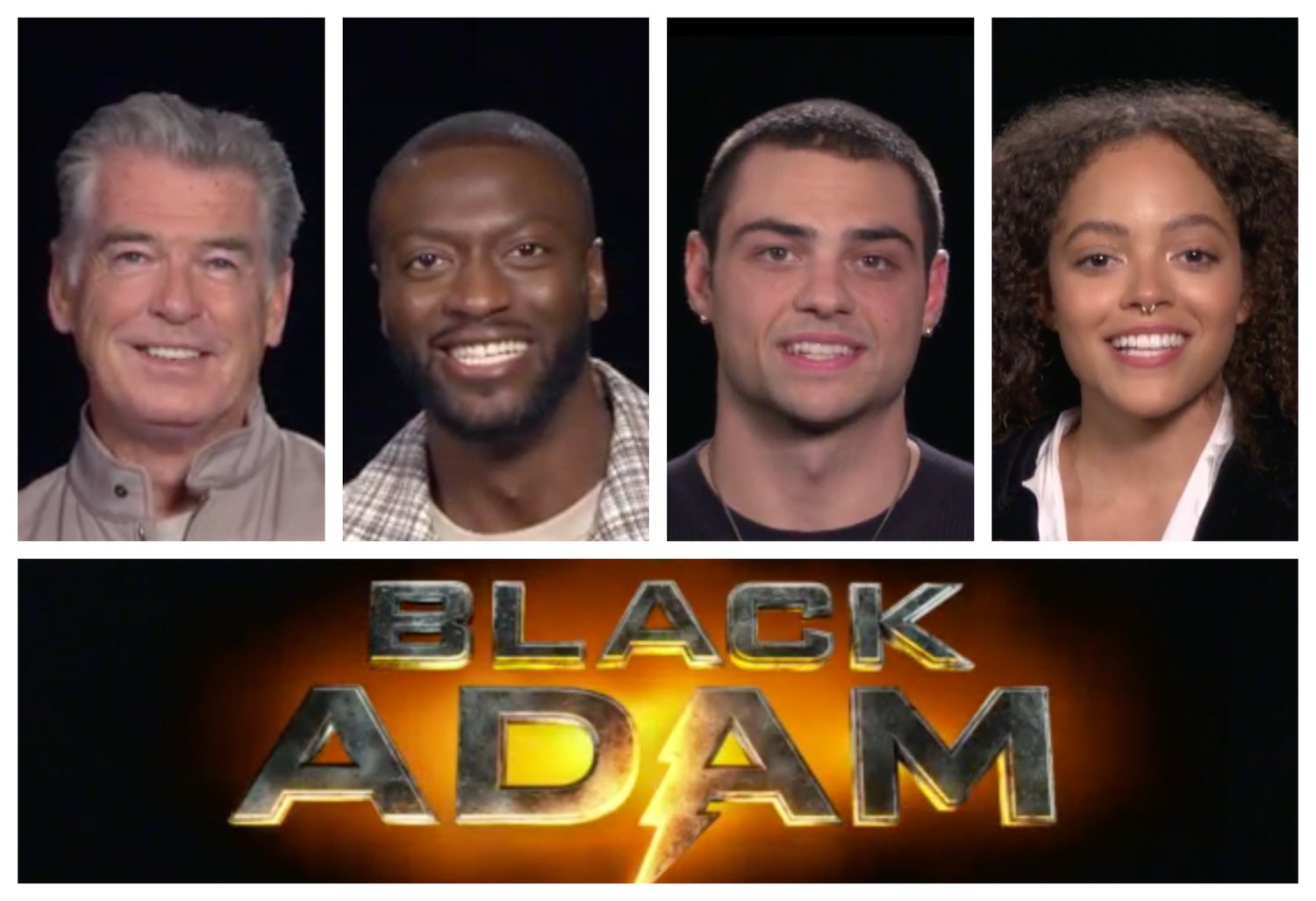 Black Adam Cast Interviews (Pierce Brosnan, Aldis Hodge, Noah Centineo,  Quintessa Swindell) 
