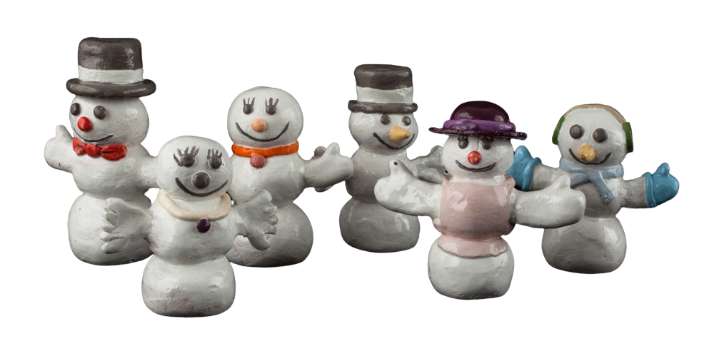 Young's Winter Whimsy Snowman Top Hat S&P Shaker Set ,Black