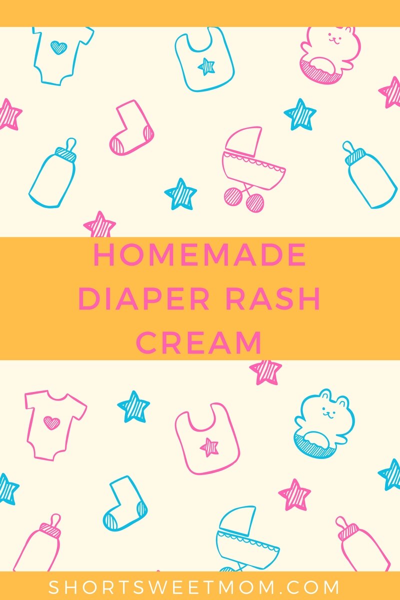 Homemade Diaper Rash Cream. Easy to make with all natural ingredients.