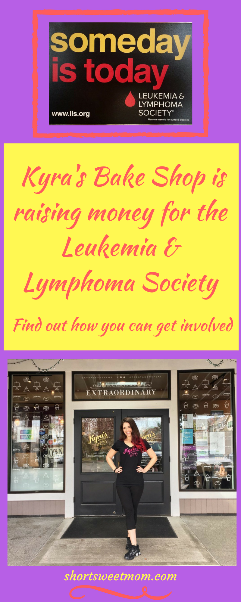 An Interview with Kyra Bussanich, Gluten Free Baker and 4-Time Winner of Cupcake Wars. Visit shortsweetmom.com to learn Kyra's personal story and to find out about her recent partnership with The Leukemia & Lymphoma Society.