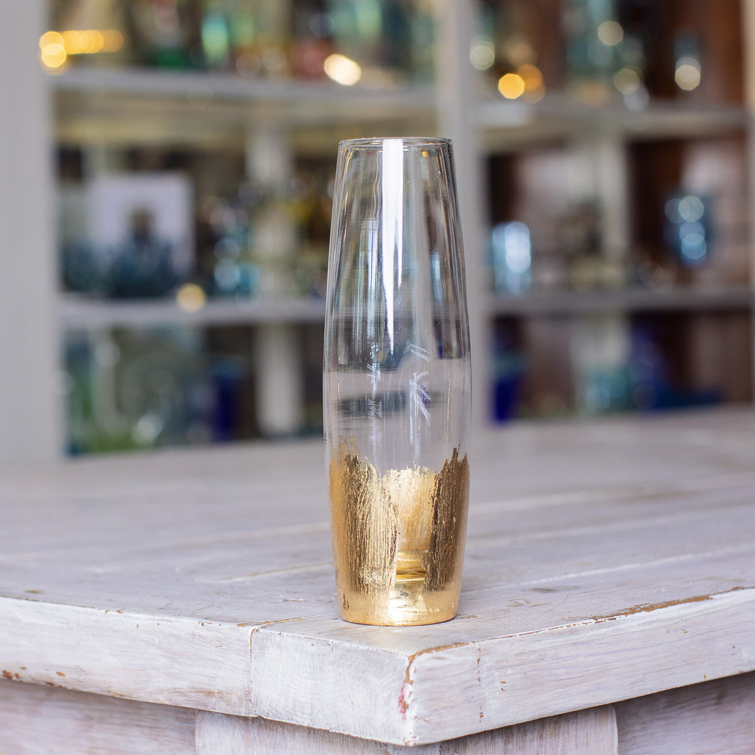 Eileen Morrison Designs Gold Stemless Champagne Glass — Hillyer House