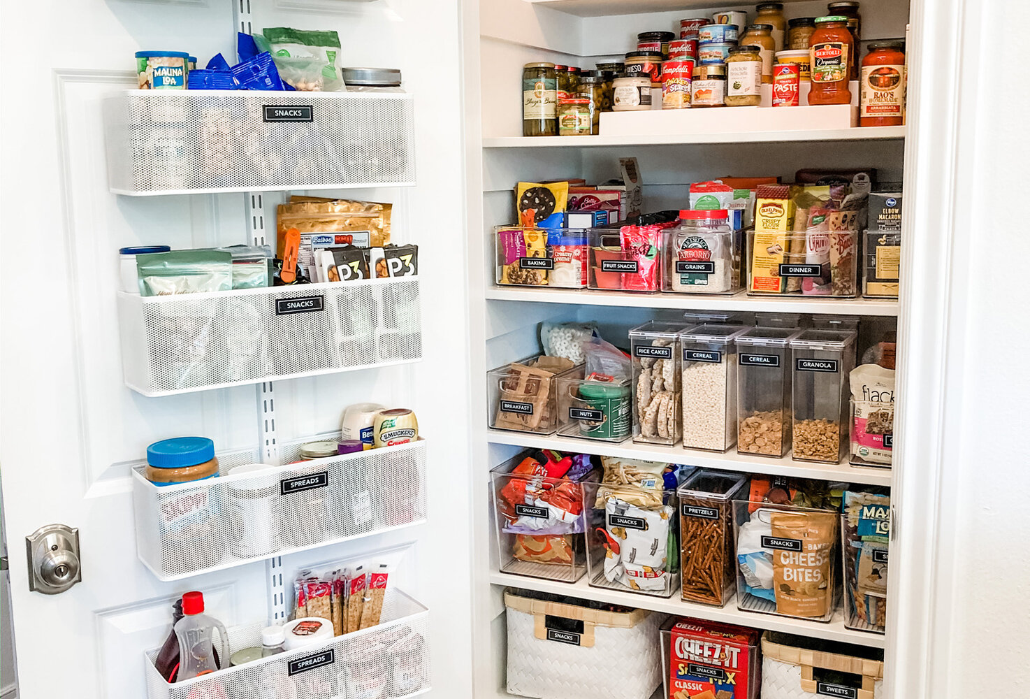 how to organize this DEEP pantry? (difficult to reach the back comfortably)  : r/organization