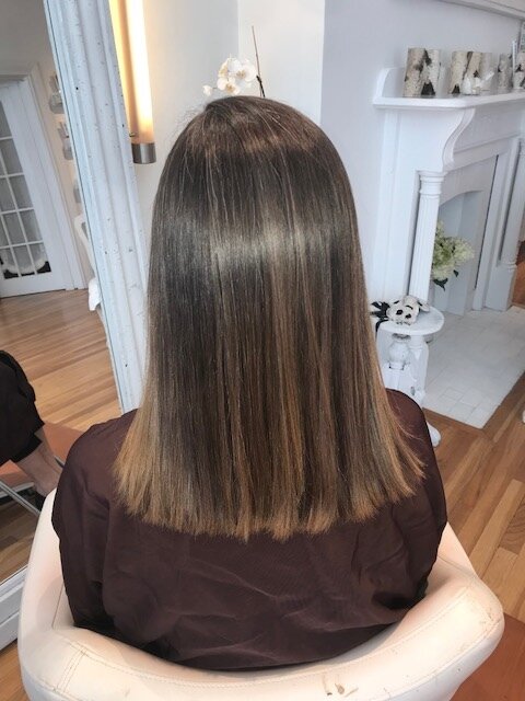 Grey blending — Megan Graham Beauty Salon | Best of Boston Winner Hair Color