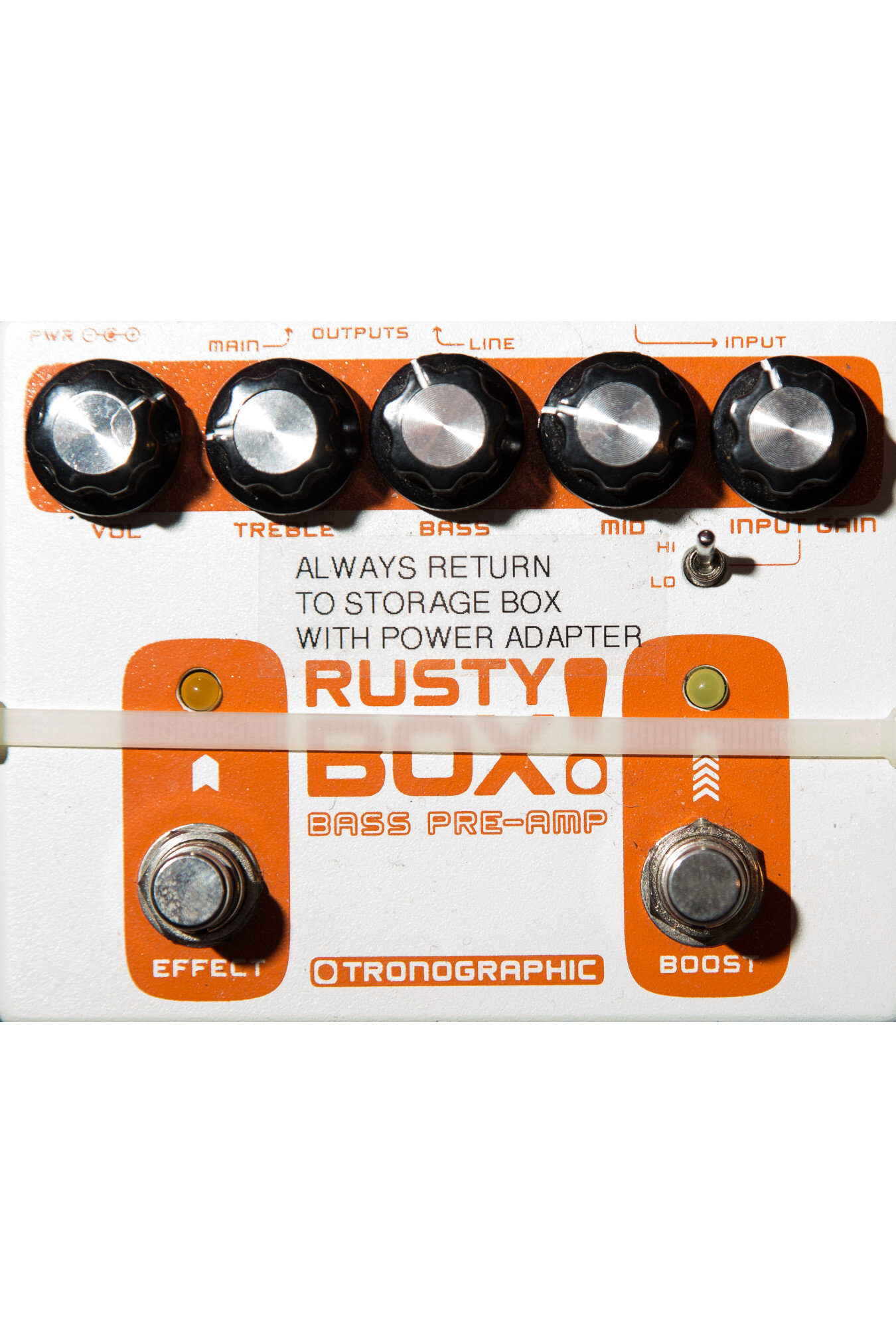 Picasso continuar Conquistador Tronographic Rusty Box Bass Preamp — Electrical Audio