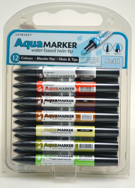 Vendor Spotlight - Letraset Aqua Markers — Craft Critique