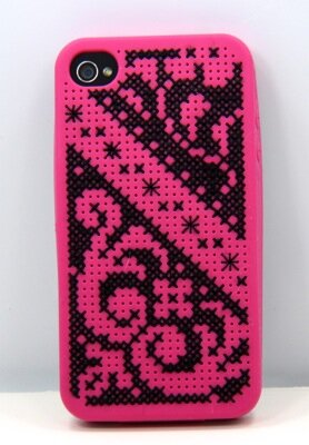 iPhone silicone cross-stitch case kit from Coats & Clark