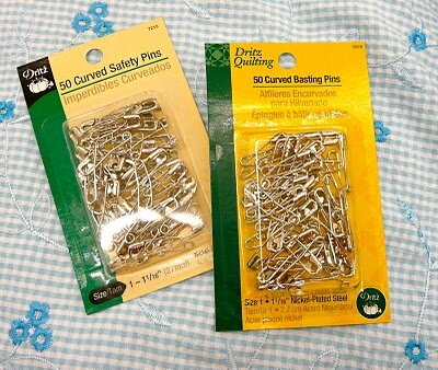 260 Pieces Safety Pins 3 Size Quilting Basting Pins Stainless Steel Safety Pins