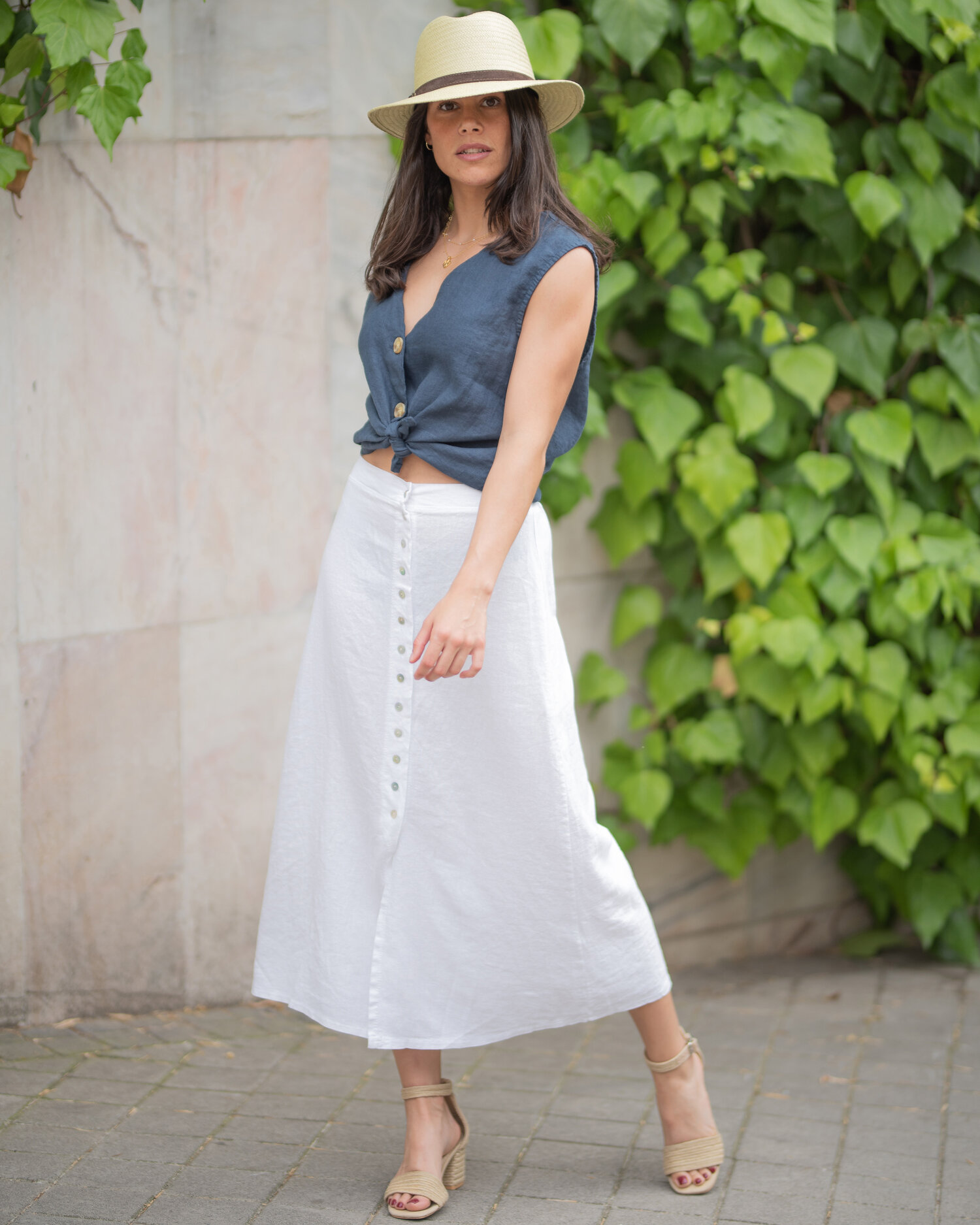 Cómo combinar falda blanca larga — Jand | Ropa Mujer