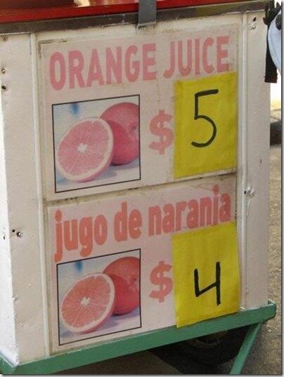 Orange Juice for Gringos