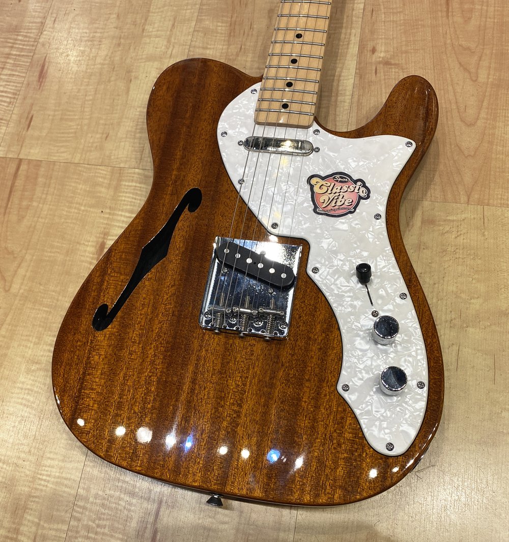 Squier Classic Vibe ‘60s Telecaster Thinline Natural — Andy Babiuk's Fab  Gear