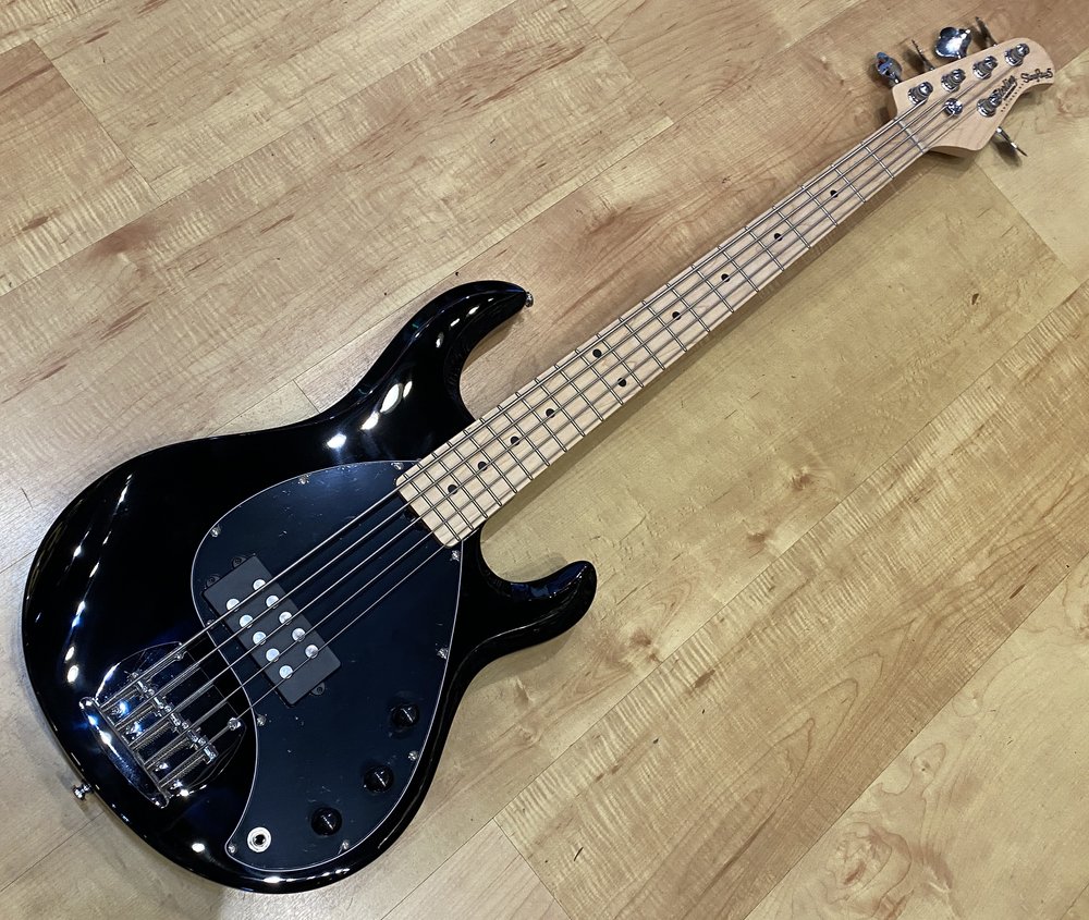 Sterling By Music Man StingRay Ray5 5-String Bass (Black) — Andy Babiuk's  Fab Gear