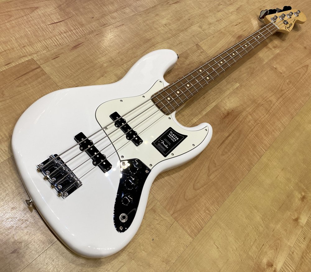 Fender Player Jazz Bass Polar White — Andy Babiuk's Fab Gear