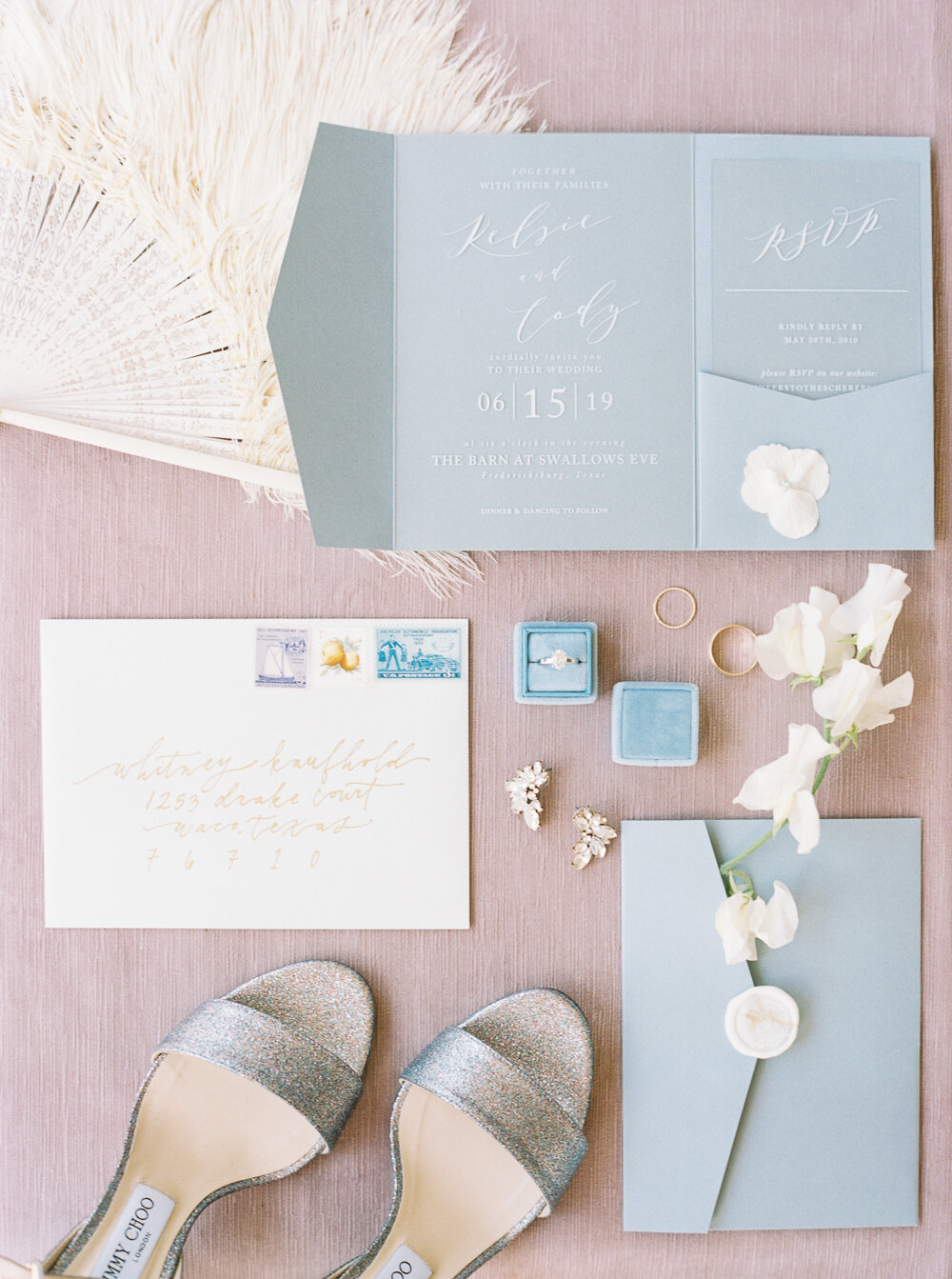 Flat Lay Styling by Courtney Leigh Photography, Modern Wedding Details, Basic Invites