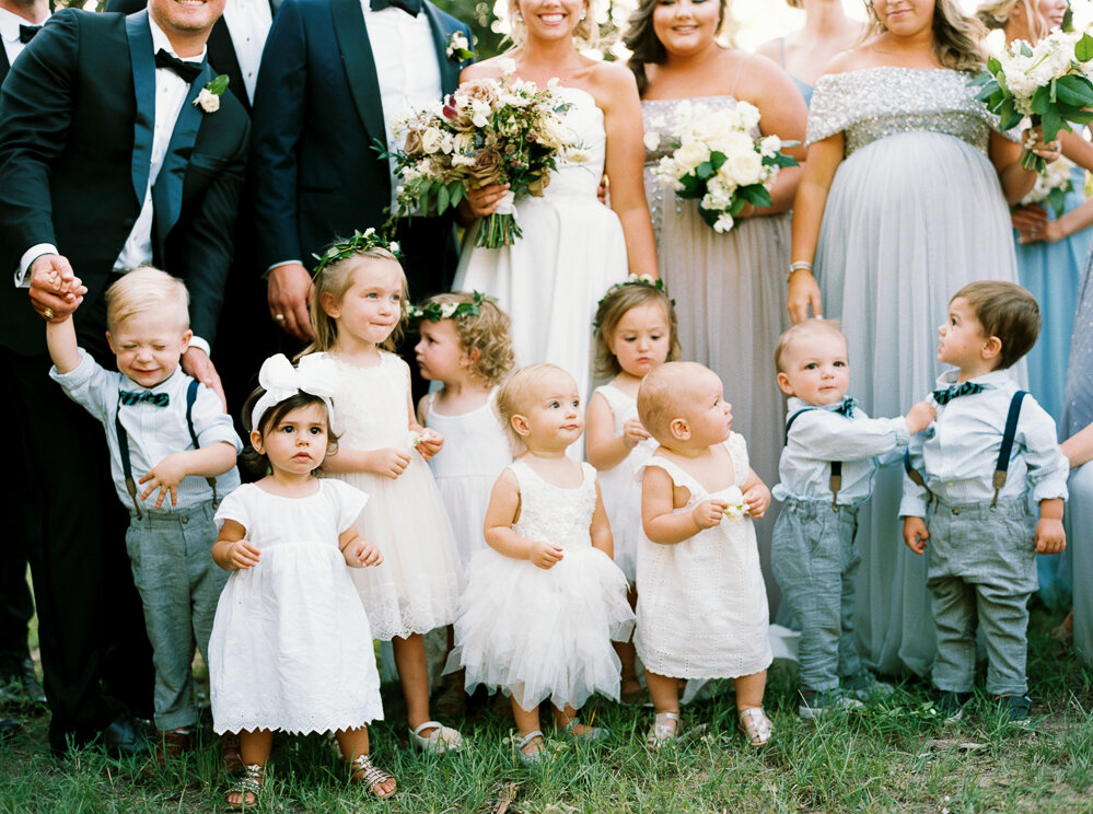Flower girls and ring bearers, Fredericksburg Wedding by Courtney Leigh Photography