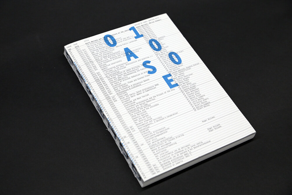 OASE 100: The Architecture of the Journal — bookdummypress