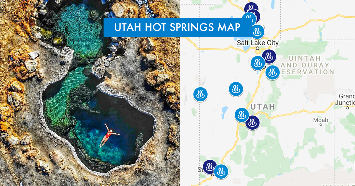 Best Hot Springs in Utah – Mapped — Finding Hot Springs