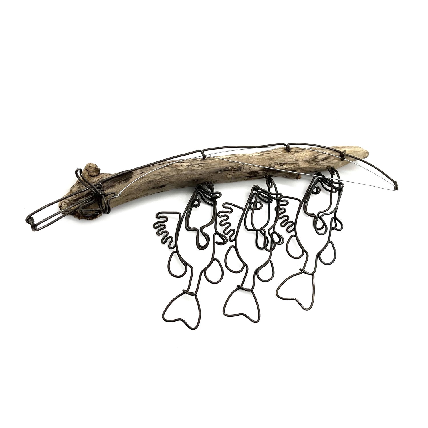 Bass Stringer Wire Sculpture, Stringer with Fishing Rod, Bass Wire Art to  Hang on the Wall, Minimal Wire Art, Perfect Gift! Free Shipping — Wired by  Bud