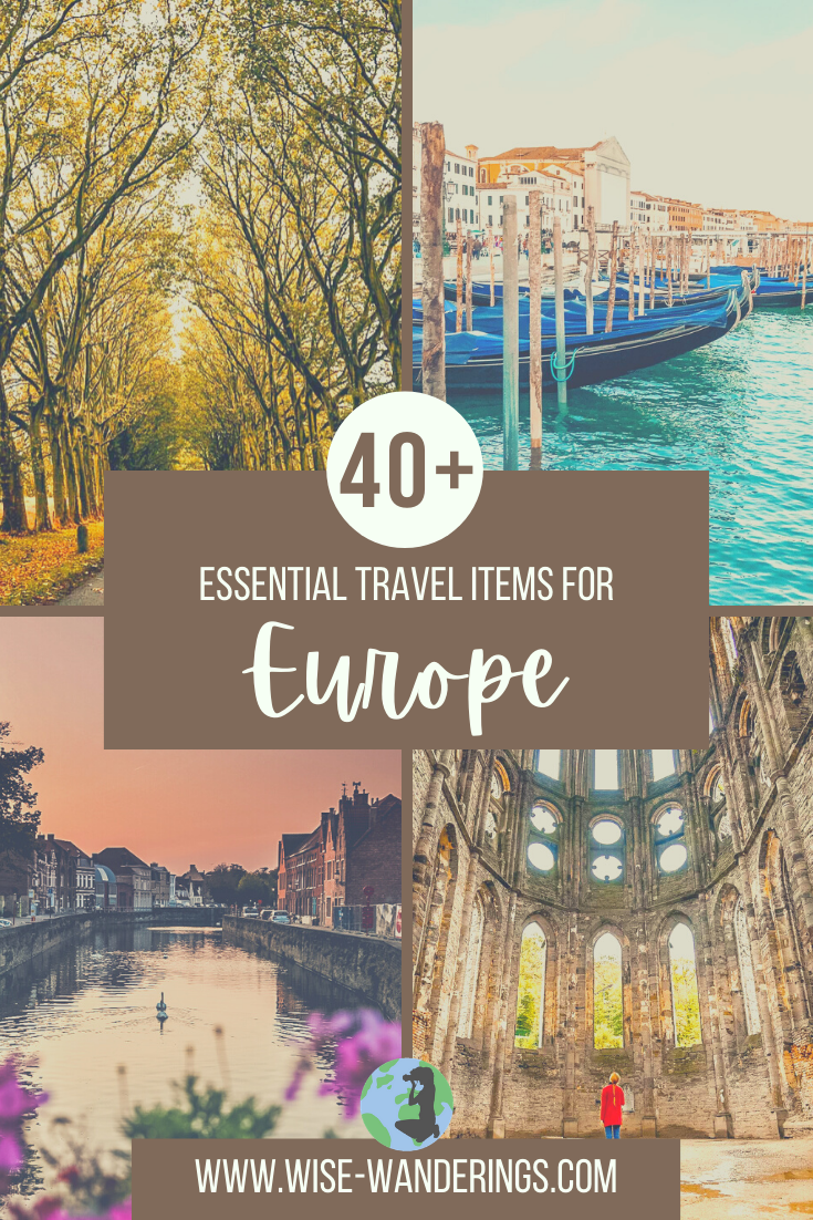 Essential Travel Items For Europe