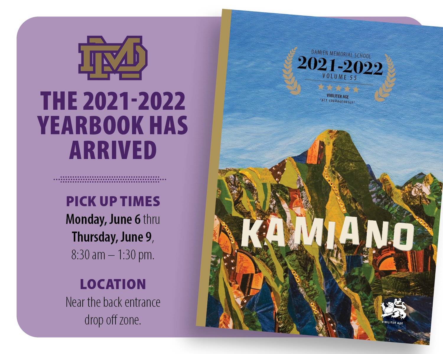 2021-2022-yearbook-pickup-damien-memorial-school