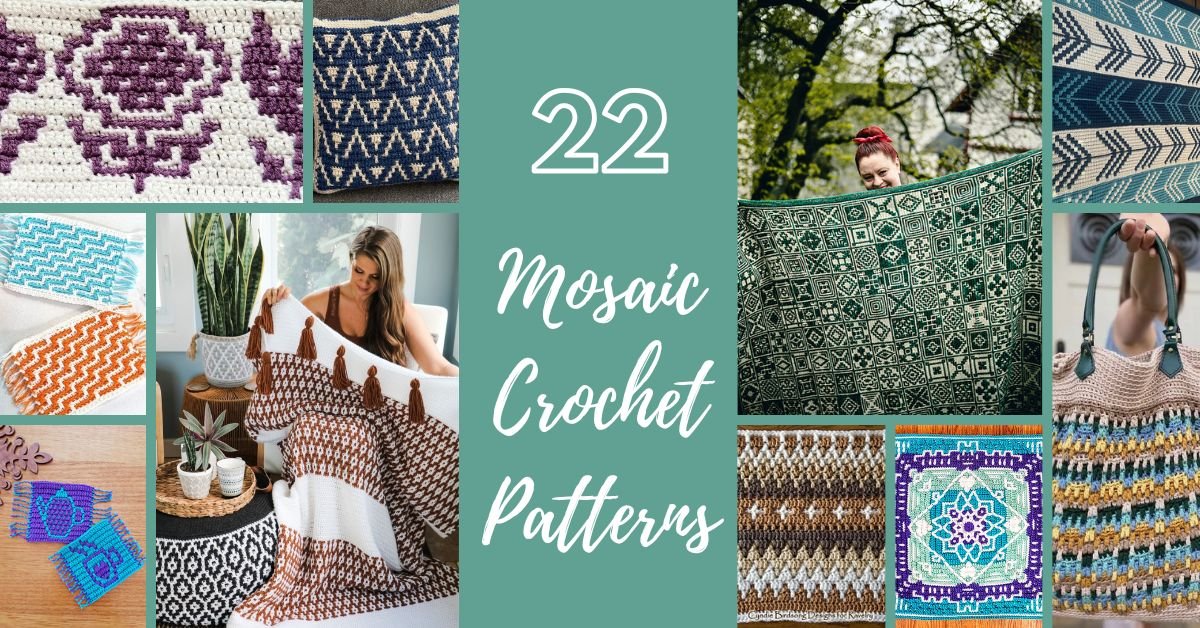 A Sea Story - Modern Mosaic Crochet - New Leaf Designs