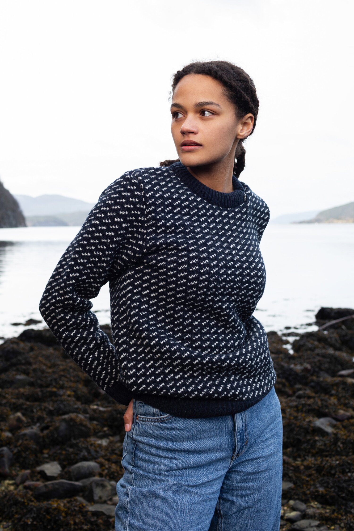 Norlender Knitwear UK — Women's fisherman Sweater