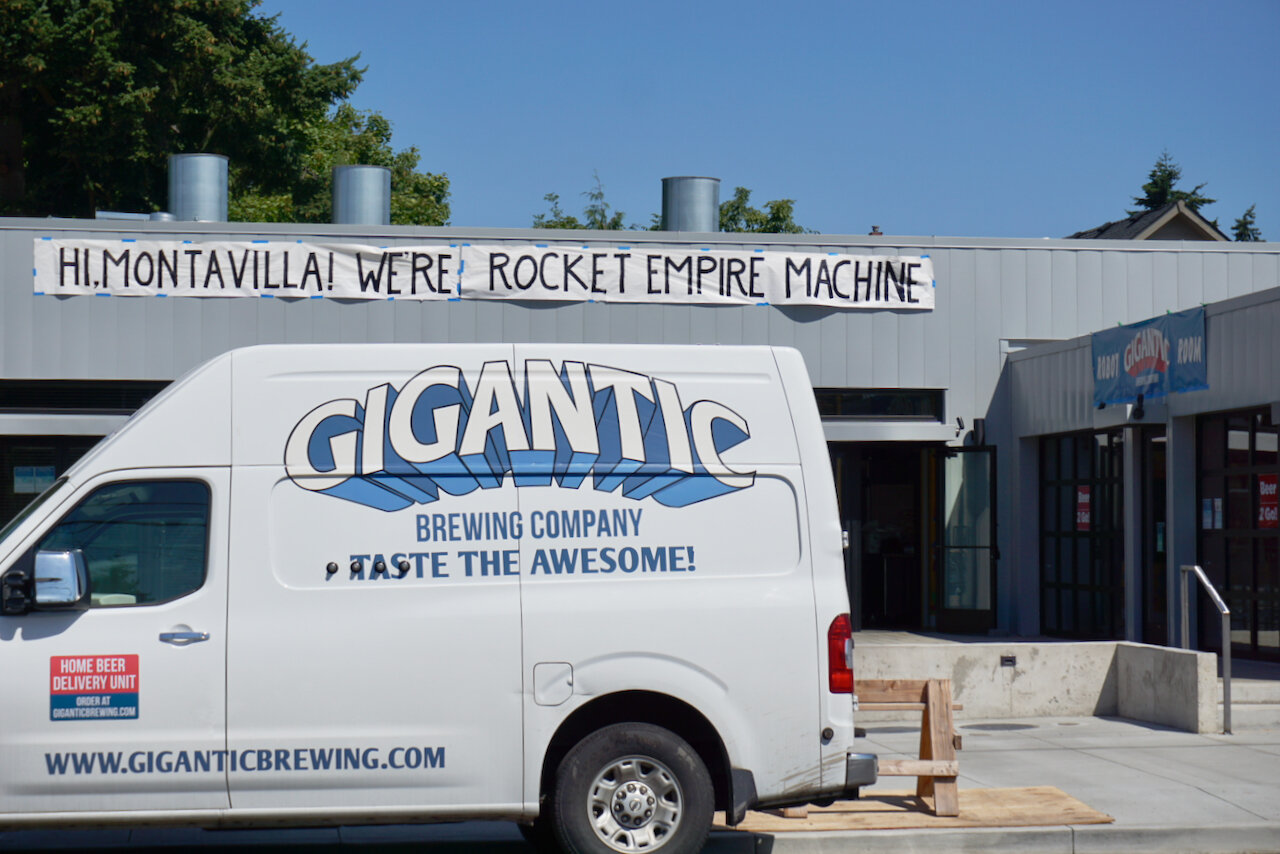 Gigantic Brewing Robot Room at Rocket Empire Machine
