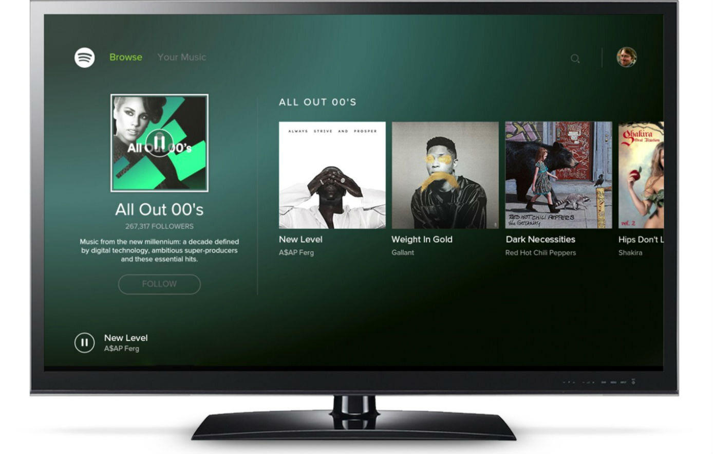Spotify Lanza aplicación para Android TV