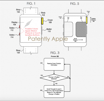 Apple Watch 2 patente botones 