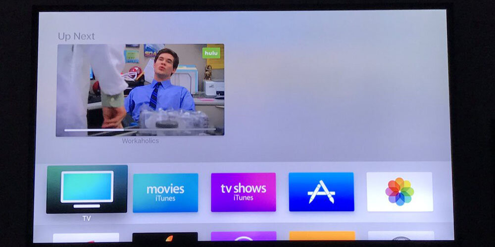 Aparece la nueva aplicacion "TV" en el Apple TV 4