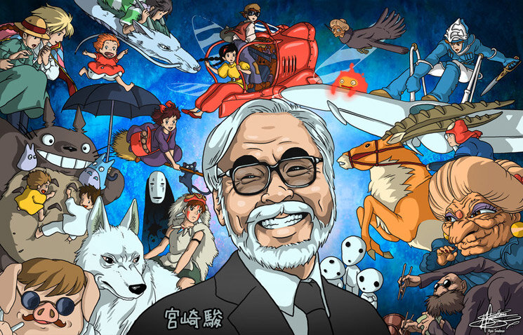 Hayao Miyazaki, el maestro del anime.