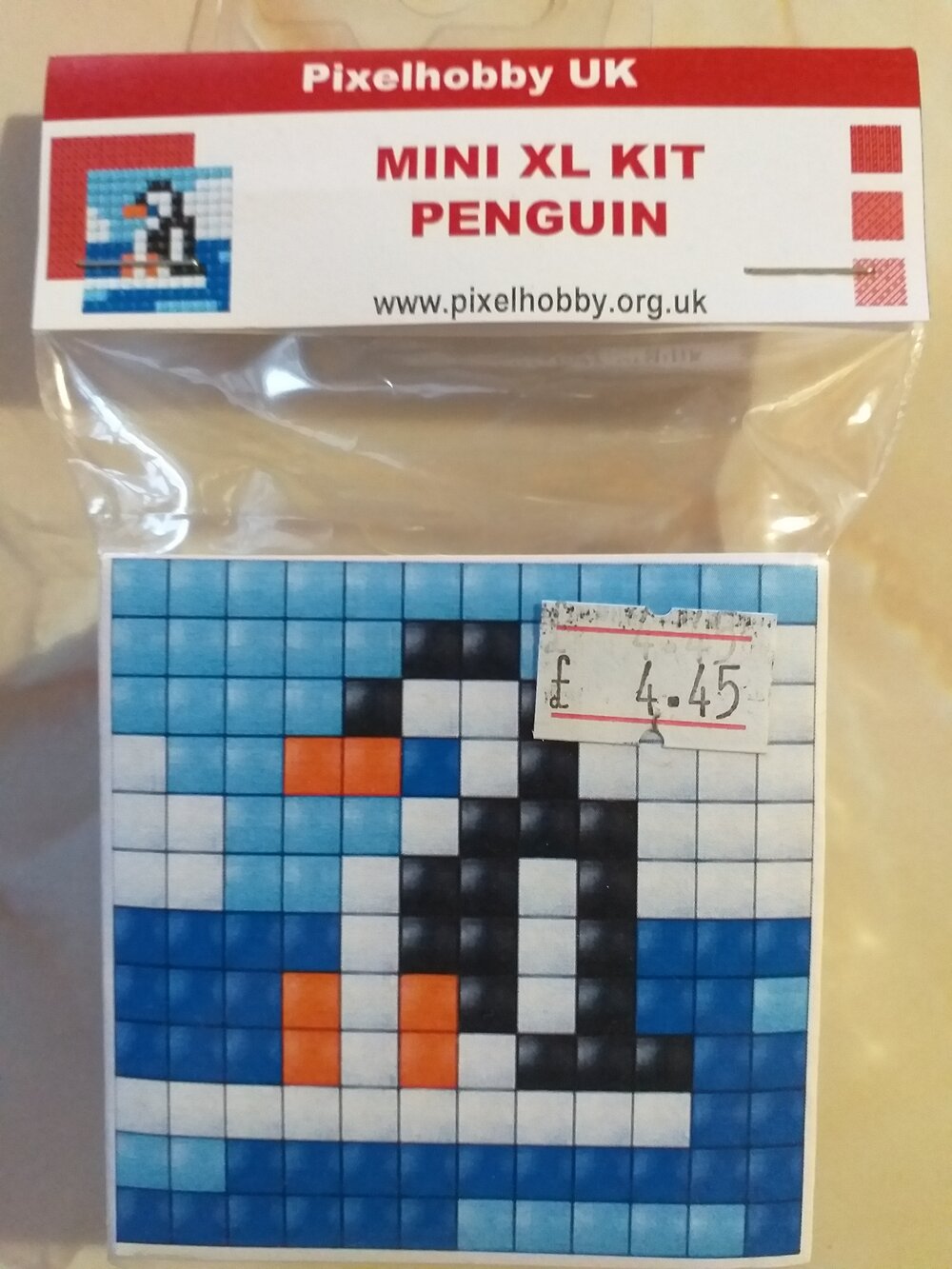 Pixelhobby Crafty Cottage Pixel Hobby XL Penguin Magnet Kit 
