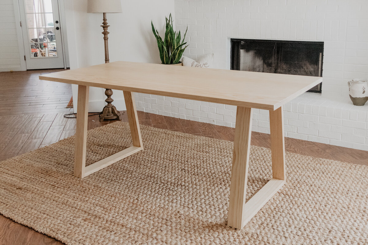 how to build a dining room table