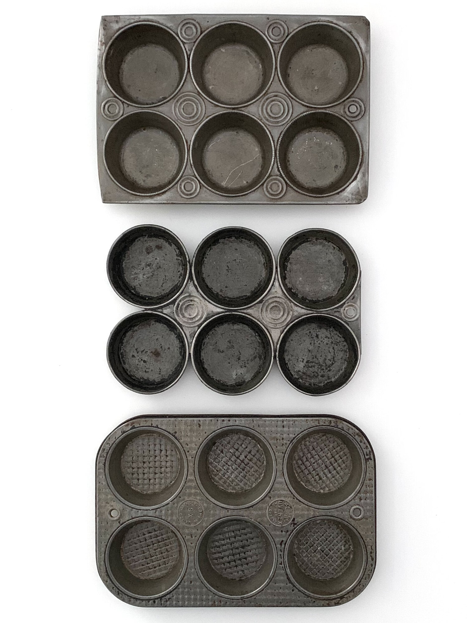 Vintage Muffin Pan, Vintage Muffin Tin, 12 Cup Muffin Pan