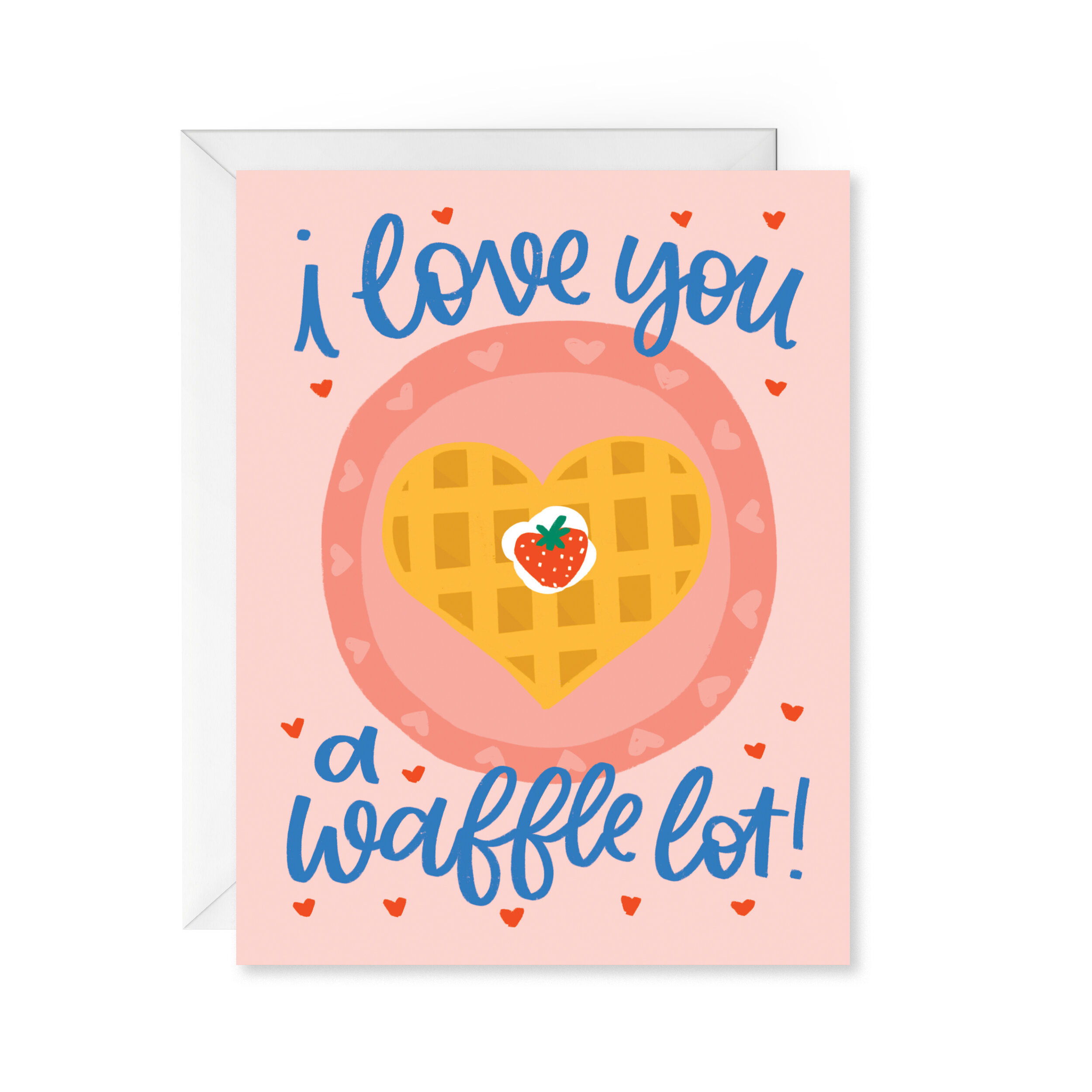 You are Waffley Cute Love Card 