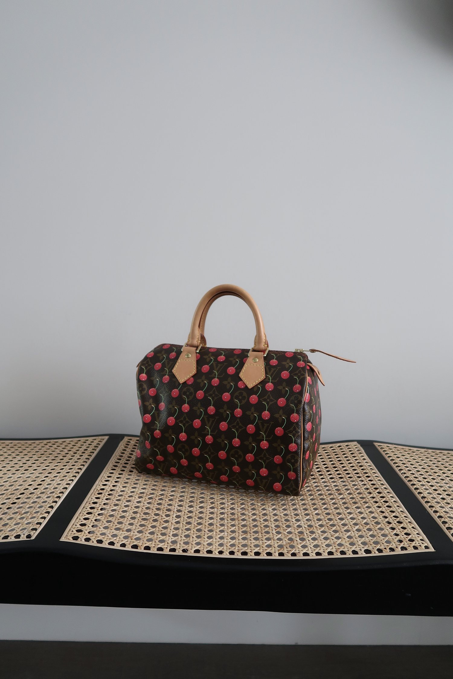 Louis Vuitton Cherry Speedy 25 Handbag by Takashi Murakami