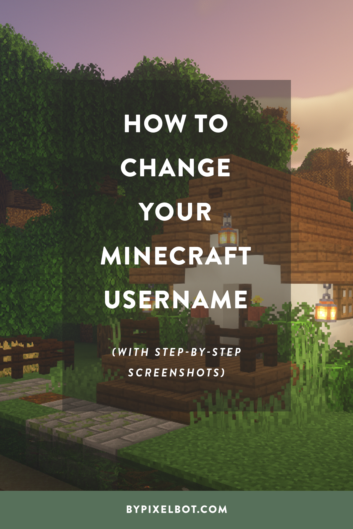 How to Change Your Minecraft Name (With Step-by-Step Screenshot Instructions) — ByPixelbot
