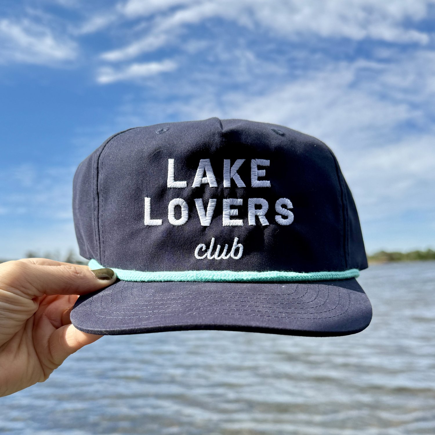 Lake Lovers Club Navy Rope Hat — Lake Lovers Club