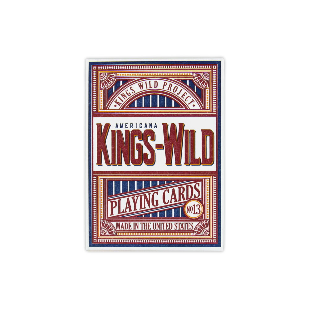 Kings Wild Bicycle Americana Playing Cards by Jackson RobinsonCollectable 