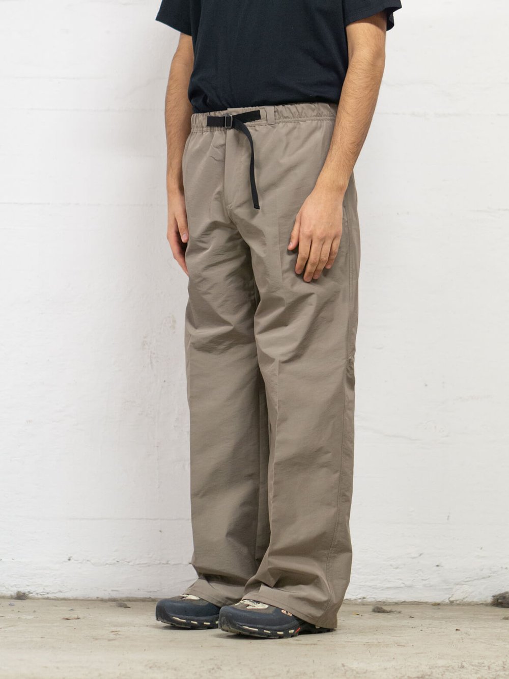 Our Legacy Taupe Grace Nylon Wander Trouser — Selvage