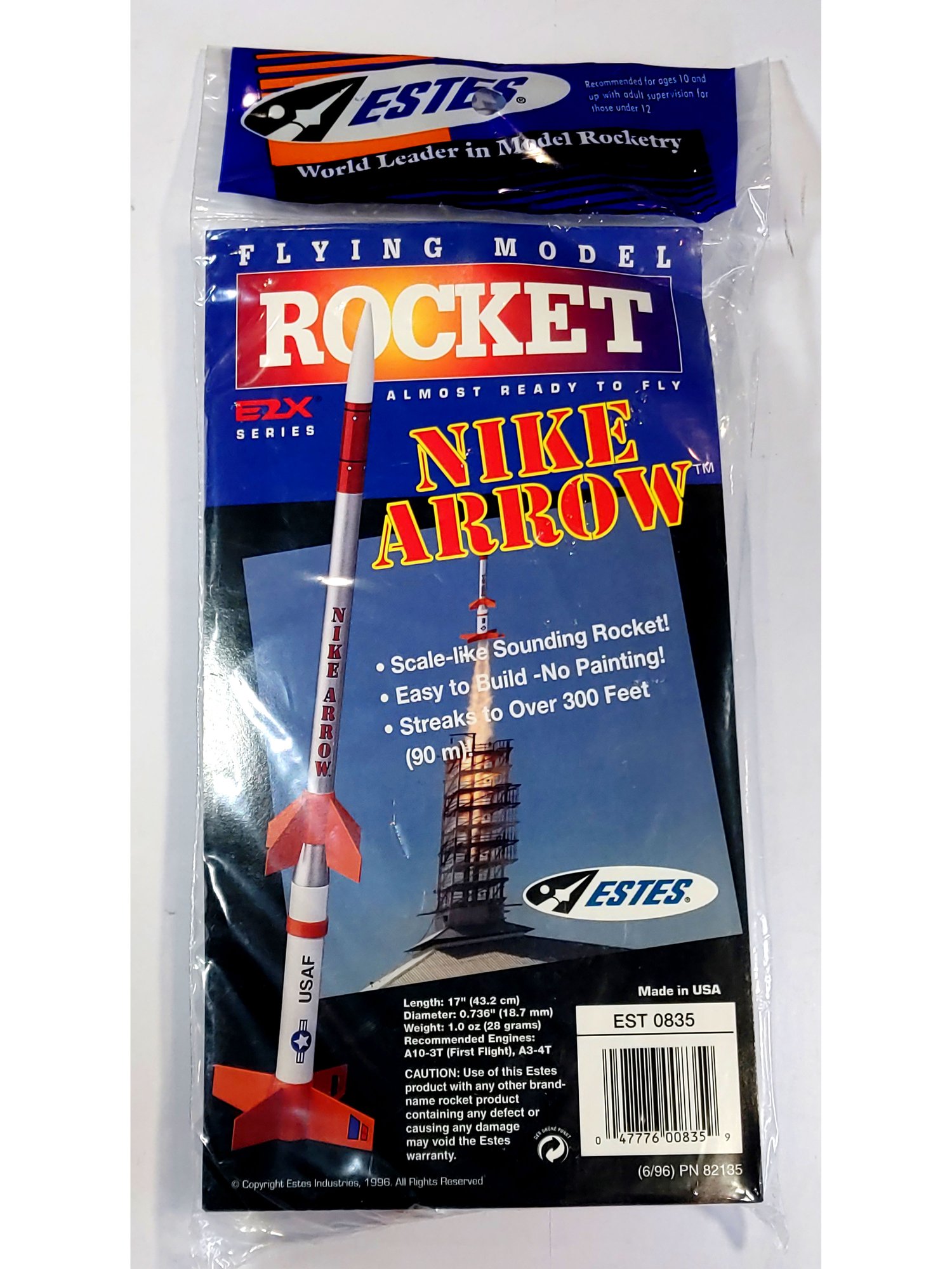Cayo Original canta Buy Estes Nike Arrow Flying Model Rocket Kit - #0835 — Launch Lab Rocketry