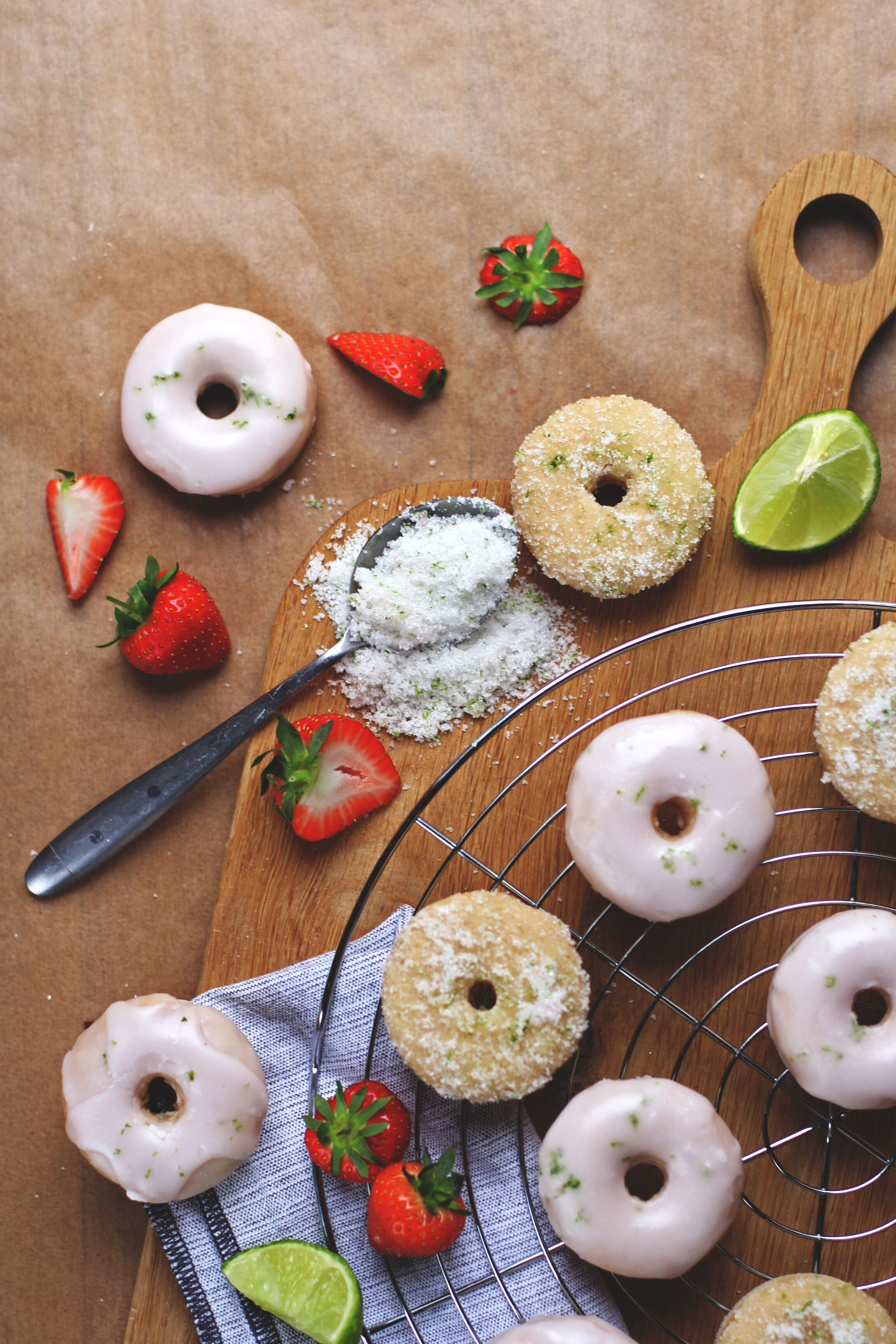 Strawberry Daiquiri Doughnuts by The Mother Cooker