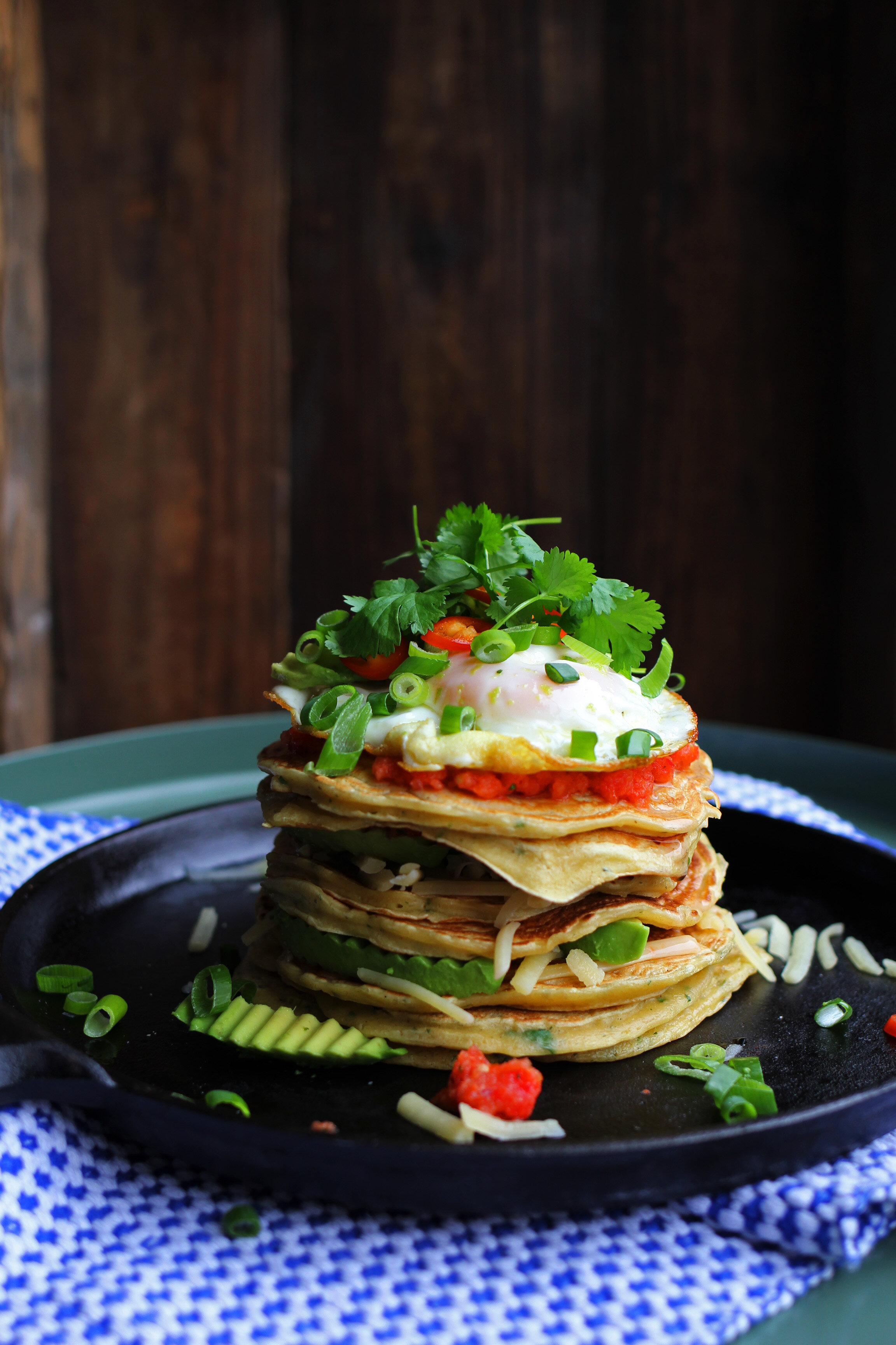 Mexican Breakfast Pancakes | The Mother Cooker