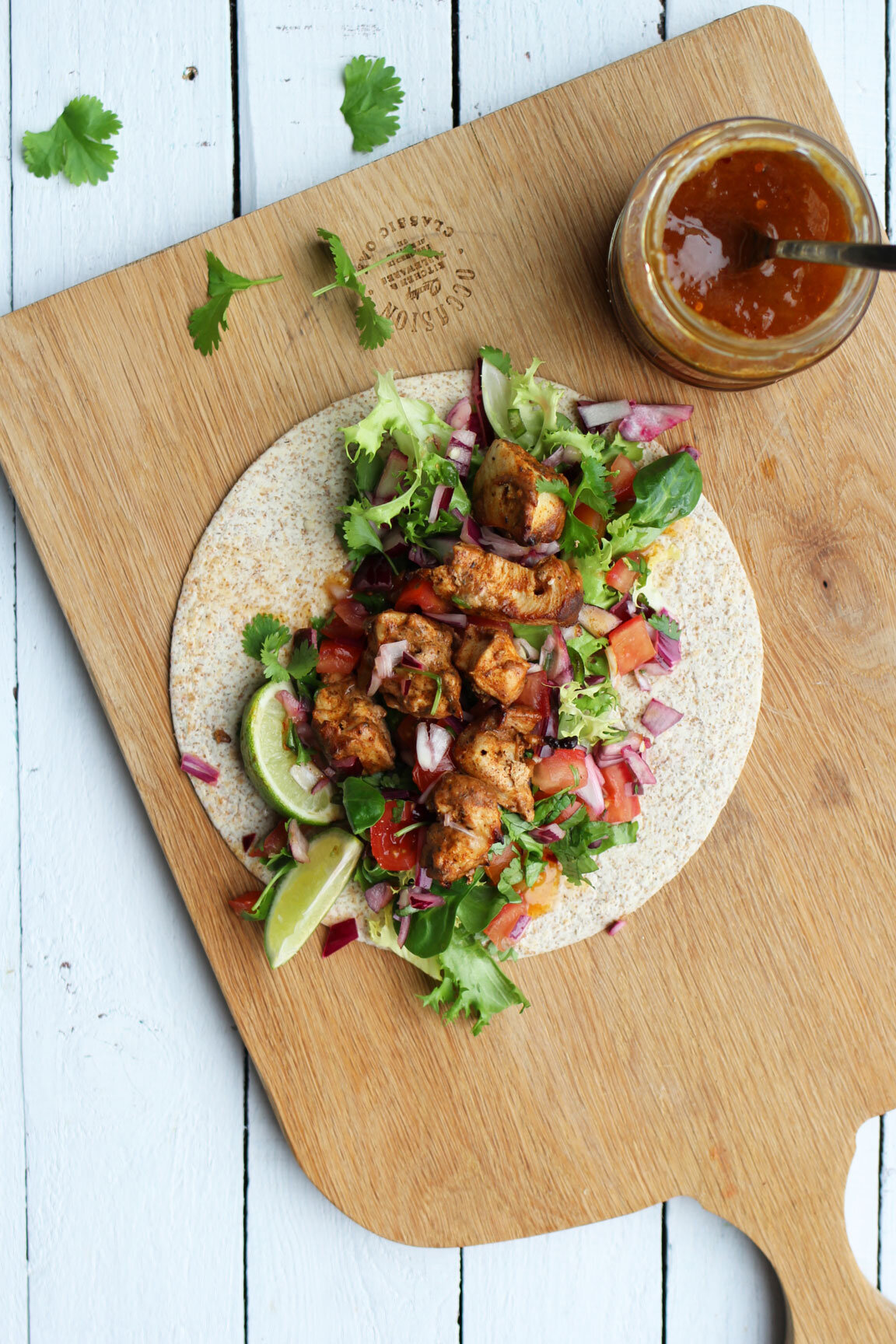 Chicken Tikka Wraps | The Mother Cooker