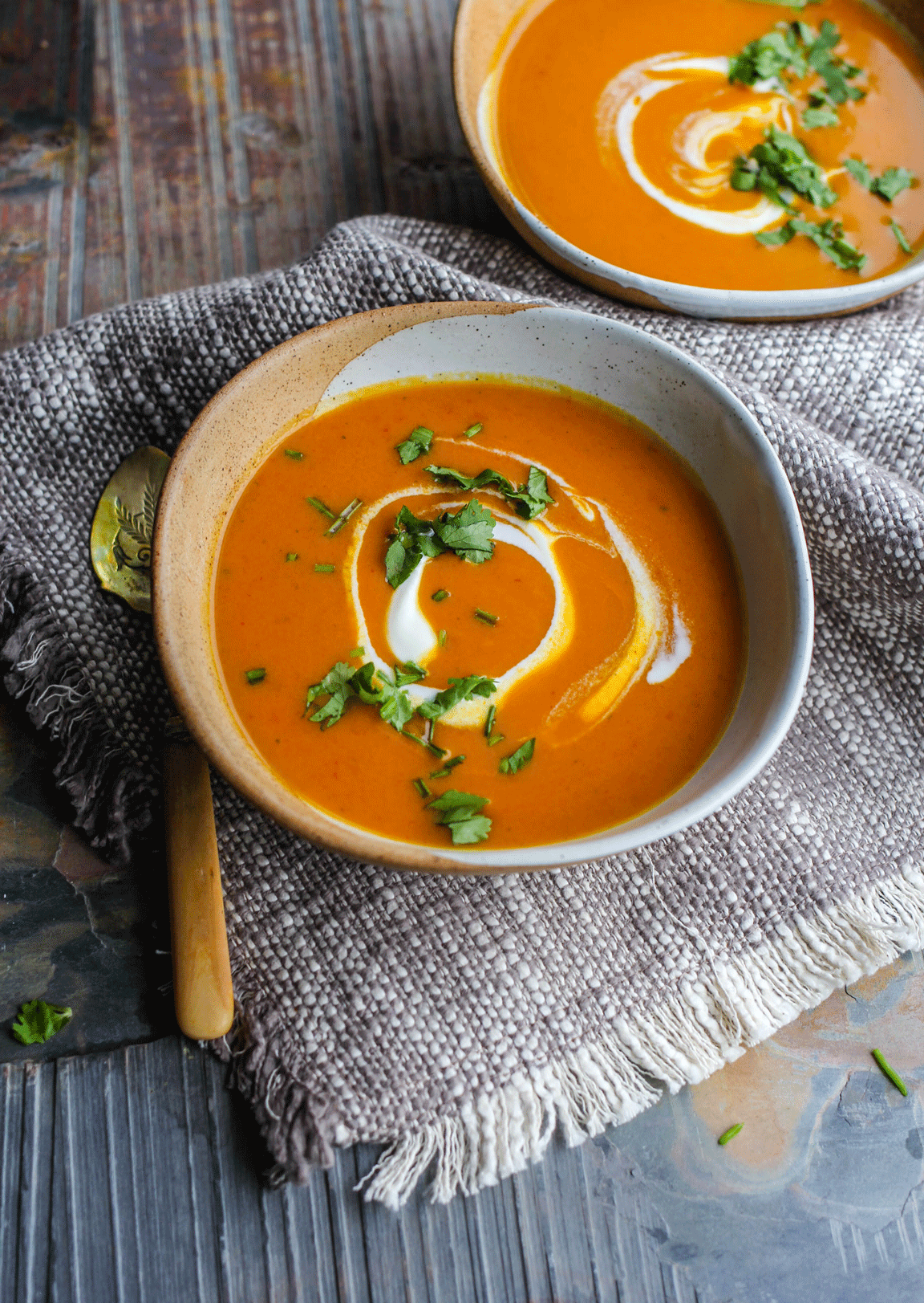 Spicy Sweet Potato Soup | The Mother Cooker
