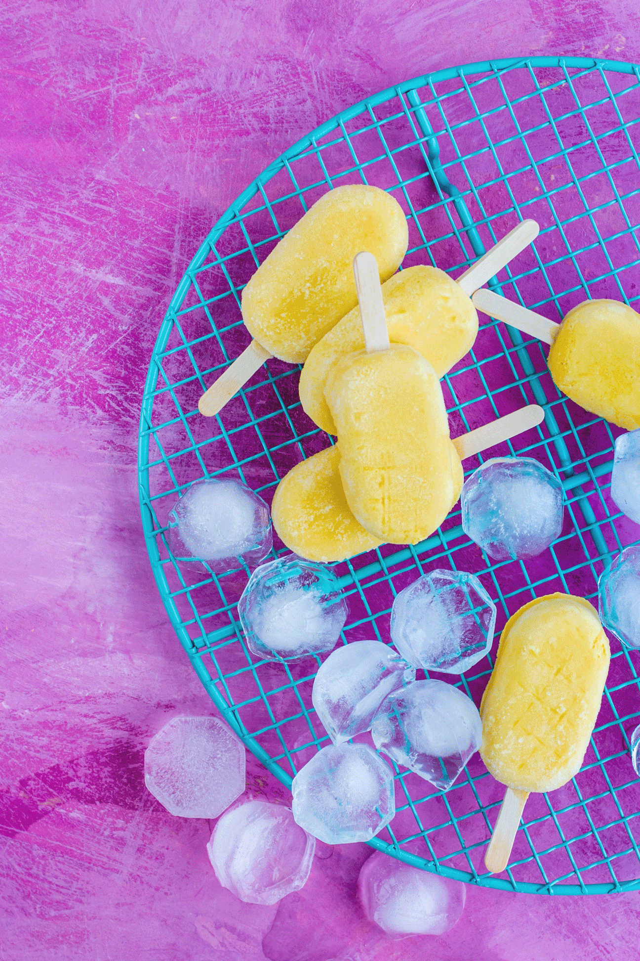 Mango and Coconut Ice Lollies | The Mother Cooker