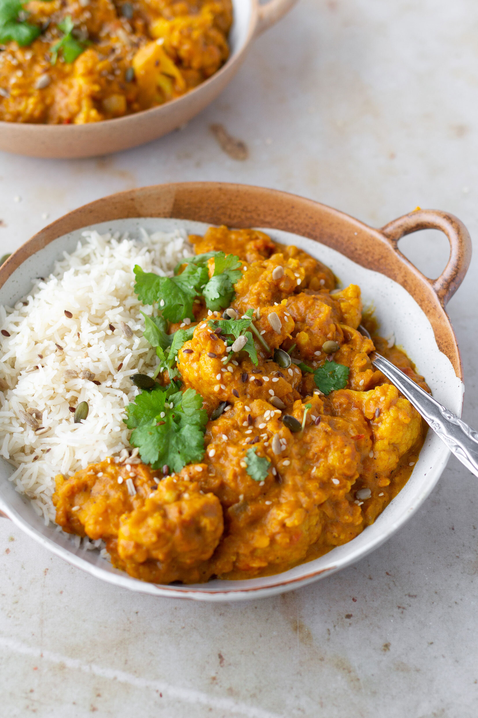 Vegan Cauliflower and Red Lentil Curry | The Mother Cooker
