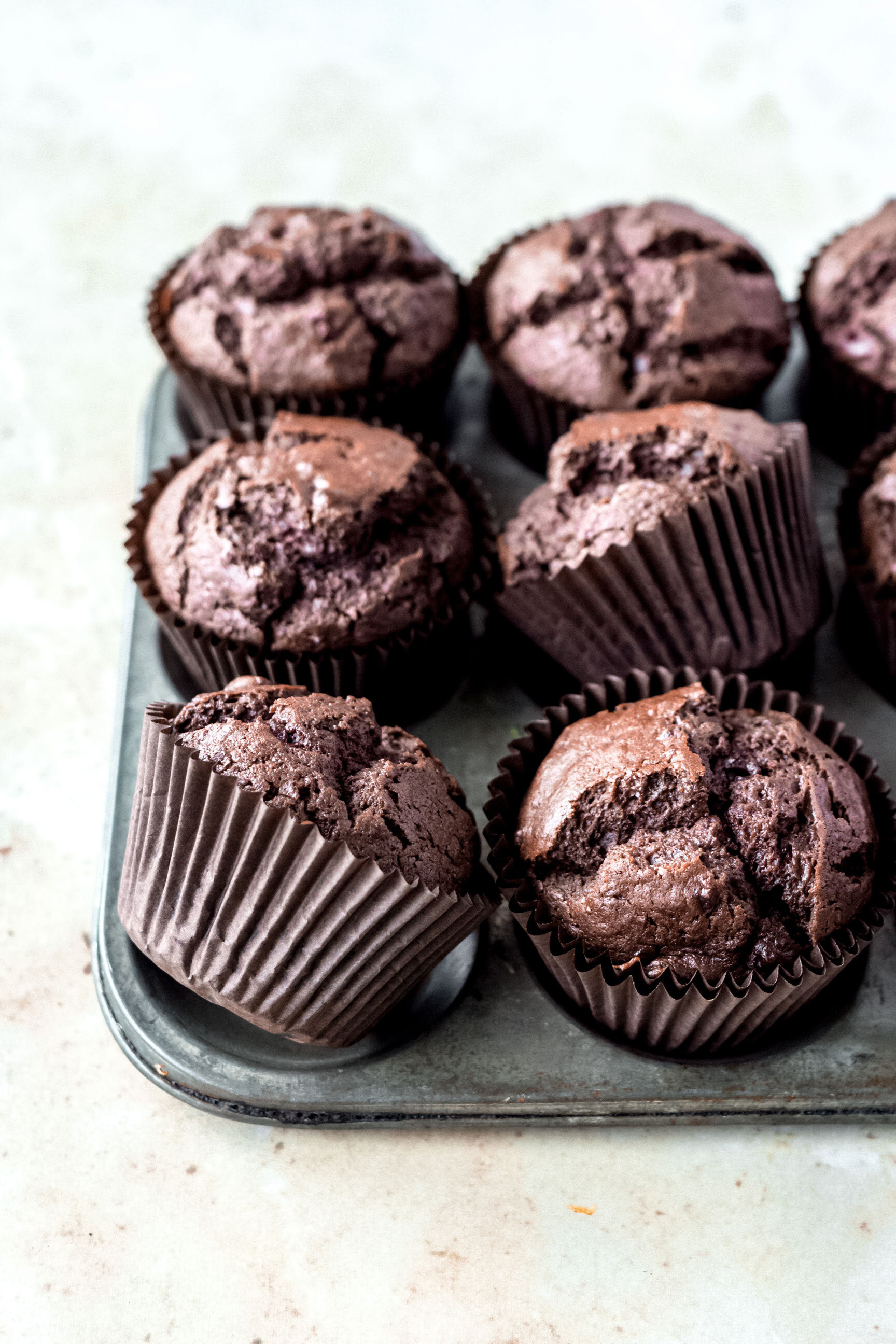Chocolate and Beetroot Muffins | The Mother Cooker